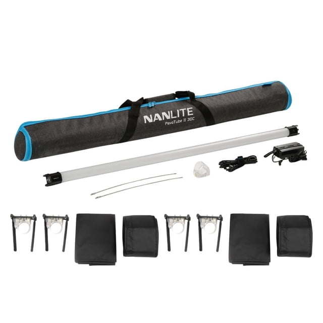 Luz Tubular LED NANLITE PavoTube II 30C 1.2m Kit RGB