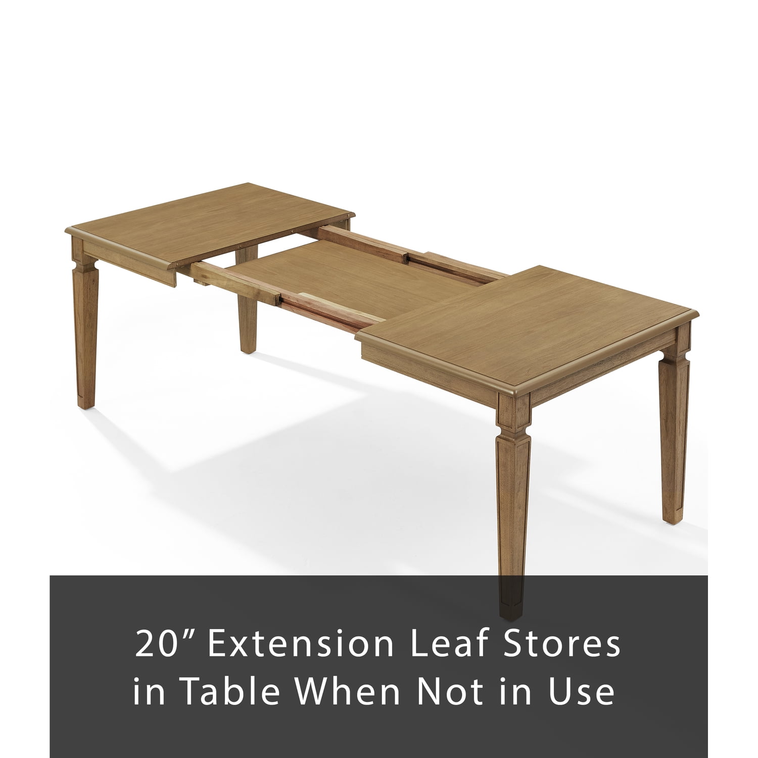 Crosley Furniture Katia Dining Table in Driftwood