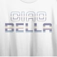 thumbnail image 6 of Ciao Bella Women's White Crew Neck Crop Tee-Small, 6 of 7