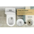 thumbnail image 5 of WM-91002 17" Comfort Height Dual-Flush Toilet Modern Elongated One-Piece Toilet for Floor Mounted Glazed Surface (Seat Included), 5 of 9