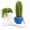 Blue, variant on Funny Lazy Person Succulent Planter - Dual-Spot Decorative Resin Flower Pot for Indoor Plants, Cute Desktop Succulent & Cactus Display, Unique Gift