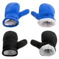 thumbnail image 4 of Autumn Winter Toddler Warm Mitten Boys Girls Faux Fleece Gloves, 4 of 6
