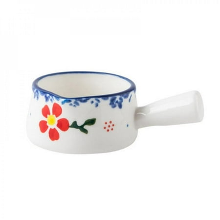 

Ceramic Mini Milk Cup With Handle Seasoning Sauce Vinegar Tableware Coffee Sugar Milk Jugs Kitchen Seasoning Sauce Tableware
