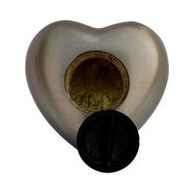 SHREYAS Heart Shaped SILVER GOLDEN FOOTPRINTS Cremation URNs for Human & Pet Ashes Keepsake Vase Highly Durable