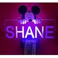 thumbnail image 4 of Mickey Mouse Night Light Up Table Desk Lamp Personalized Free Engraved Made to Order, Home Boys and Girls Kids Room Decor, 16 Bright Color Options, with Remote, A Must Have!, 4 of 10
