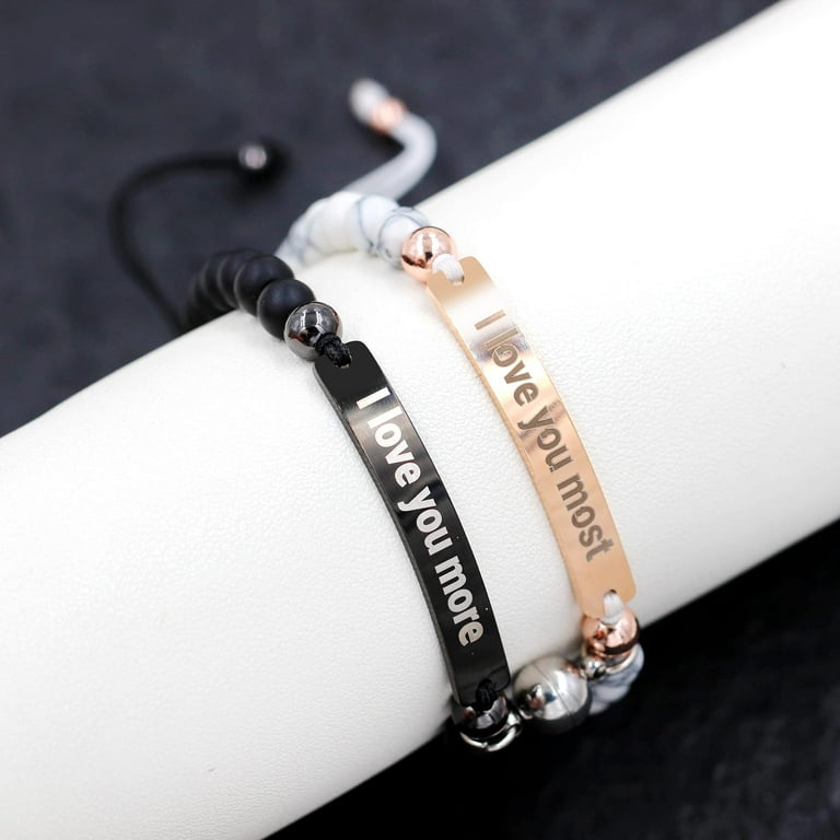 Couples Magnetic Bracelet Set