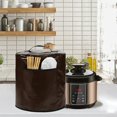 thumbnail image 1 of 8QT Instant Pot Cover Waterproof Lightweight Faux Leather Pressure Cooker Dust Cover for Small Appliances, 1 of 8