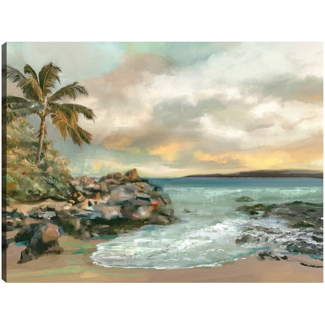 Cuadro Decorativo - Cala secreta Jr Impresión en canvas, estrechado