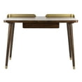 thumbnail image 3 of SAFAVIEH Parker Retro-Chic Desk with 1 Pull-Out Drawer, Dark Walnut, 3 of 8