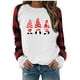 thumbnail image 2 of ICHUANYI Clearance Fashion Woman Round Neck Long Sleeve Happy Valentine's Day Printing Blouse Tops ICHUANYI "ICHUANYI", 2 of 4