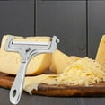 thumbnail image 6 of Stainless Steel Cheese Slicer and Grater with Adjustable Thickness Control, Non-slip Ergonomic Handle for Precise Cuts, Ideal for Kitchen Use with Hard and Soft Cheeses,Vsgery, 6 of 7