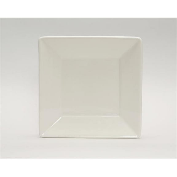Tuxton China BEH-073B 7.38 in. x 7.38 in. Square Plate - Eggshell - 1 Dozen
