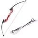 thumbnail image 4 of Accesorios de lazo 12 Strands Tejido Bicolor Caza Resistente a la abrasión Resistente al vuelo rápido Fácil Operación fácil con buena ductilidad Blanco negro 58 pulgadas sidaley OD003534-01, 4 of 7