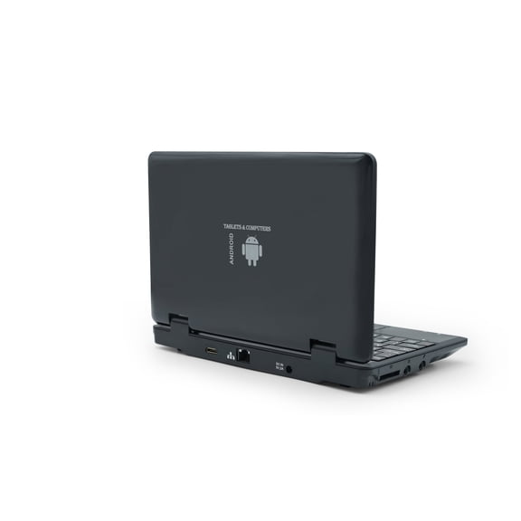 CHIBBS 7" Netbook Laptop, Linux-Android 12, Quad Core, 2GB, 32GB SSD, Black