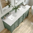 thumbnail image 2 of James Martin Vanities 650-V72-BNM-3WZ Brittany 72" Double Basin Poplar Wood Vanity Set -, 2 of 7