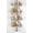 Khaki, variant on Adjustable 4-Tier Bathroom Storage: Corner Rustproof Shower Caddy Tension Pole - Floor-to-Ceiling Space-Saving Organizer - No Drill Tension Mounted Home Accessory Rack for Renters 47-123 Inch