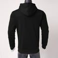 thumbnail image 4 of JIANJIA Mens T-Shirts Solid Color Hoodie Long Sleeve Casual Autumn Winter Tops Outwear, 4 of 4