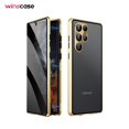 thumbnail image 2 of Samsung Series | Metal Magnetic Frame Double-Sided Glass Mobile Phone Case,iPhone 16 Pro Max, 2 of 7