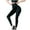 Black, variant on Yoga Pants Women High Waist Booty Lift Pant Fitness Leggings Tummy Control Leggings Athletic Bodybuilding Sports Fashion Tight Fitting Yoga Trousers Full Length Pants Black M