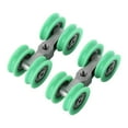 thumbnail image 2 of Rouleaux de Porte de Douche, 2 Pcs Roues en Forme de U Pièces de Rechange pour Porte de Douche en Acier Inoxydable Roues en Forme Fonctionnalité Polyvalente, 2 of 14
