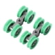 thumbnail image 1 of Uadme Ruedas en Forma de U, Piezas de Repuesto para Puertas de Ducha con Ruedas pequeñas de Acero Inoxidable de 4 Ruedas, Paquete de 2, 1 of 14