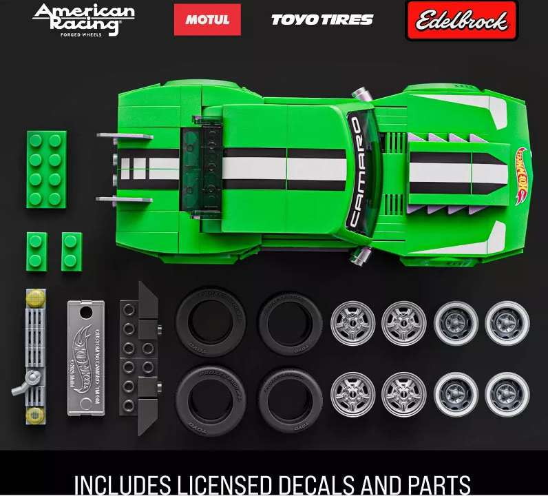 Hot Wheels Speed Series Custom '68 Camaro Building Set