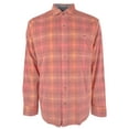 thumbnail image 5 of Men's Long Sleeve Coastline Cord Redwood Check Camp Shirt Medium, 5 of 5