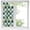 Blue, variant on Green Gold Mosaic Window Privacy Film, Rustic Abstract Checkerboard Grids Frosted Glass Window Clings Static Cling UV Heat Blocking Reusable Door Sticker for Bathroom 17.7 x 39.3 Inch