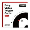 Flyiast Educational Visual Training Card Baby Color Stimulation Toy (Black White 2)