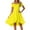 Yellow, variant on Women's Off Shoulder Casual Summer Dress Elegant High Low Hem Flowy Party Gown with Shawl Comfortable Daily Wear Pure Color Womens Casual Trendy Midi Dresses