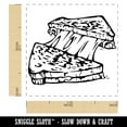 thumbnail image 2 of Grilled Cheese Sandwich Toast Self-Inking Rubber Stamp Ink Stamper - Pink Ink - Small 1 Inch, 2 of 7