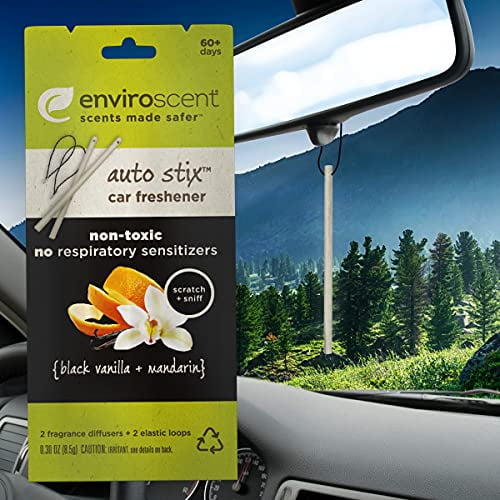 Enviroscent NonToxic Hanging Car Air Freshener (Black Vanilla