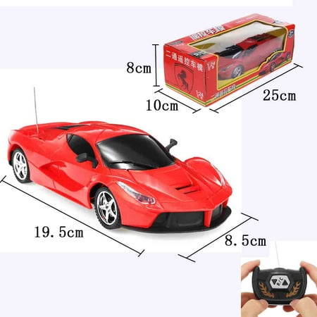 Radio Controlled Box - 1:24 Electric Remote Control RTR RC Racing Car Full FunctionToy w/ Flashing LED Lights Gift Box
