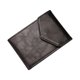 thumbnail image 1 of Cartera delgada de estilo empresarial para hombre, única, sencilla, de tamaño pequeño, con hebilla, color negro, 1 of 5