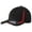Black/True Red, variant on Flexfit Performance Colorblock Cap
