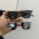 thumbnail image 3 of Gafas de sol de caja pequeña para mujer, modernas, personalizadas, estilo retro, de cara redonda, para hombre, lisas, adelgazantes, 3 of 6
