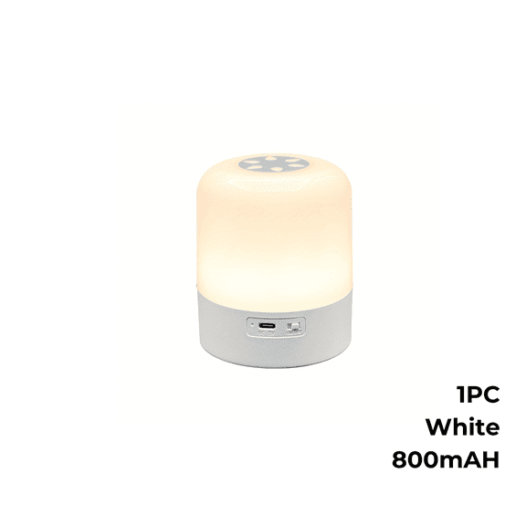 Rechargeable LED Night Light, Dimmable 3 Color Touch Lamp for Bedroom, Cordless Portable Bedside Light, Eye-Friendly Reading & Sleep Lamp for Adults
