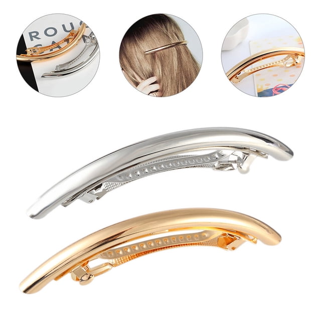 Luxshiny 2Ud Metálicos Dorados Para Mujer Accesorios De Decorativos Versátiles