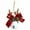 D, variant on Christmas Bell Antler Bow Ornament – Metal Pendant with Festive Design for Tree, Wall, Door or Gift Décor, Holiday Hanging Decoration