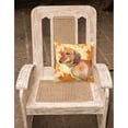 thumbnail image 2 of Carolines Treasures BB9913PW1818 Dachshund Fall Fabric Decorative Pillow  18H x18W multicolor, 2 of 2