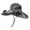 Camouflage, variant on Solar Powered Fan Cooling Mist Dual Fans Wide Brim Water-Resistant Bucket Unisex Hat for Outdoor Work Camping Hiking, Black