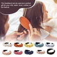 thumbnail image 3 of Linyer Fashion Hair Band Hoop Bow Tie Embellished Headband with Rhinestones Colorful Wide Adjustable Headbands for Women Girls Gray, 3 of 3