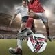thumbnail image 3 of Soidarity Regalo de fútbol oficial de talla 5 resistente al desgaste de PVC para fanáticos del fútbol, adecuado para todas las Deportes y aire libre Estilo de tres hojas rojo. cuatro, 3 of 6