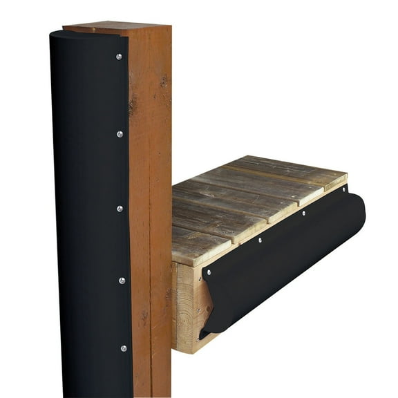 Dock Edge Piling Bumper, Capped Top End, 6'