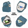 thumbnail image 5 of JIALIOU Mini Backpack Purse for Women Quilted Casual Daypack Small Travel Shoulder Bag, Deep Teal, 5 of 7