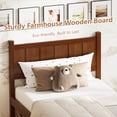 thumbnail image 4 of MODERNLUXE Twin Size Platform Bed with Headboard & Footboard,Solid Wood Bed Frame with Under Bed Storage for Teens Adults Guests, Easy Assembly, Dark Walnut, 4 of 8