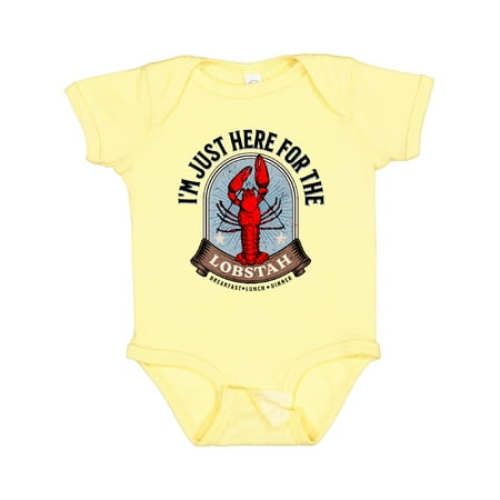 

Inktastic Maine Just Here for the Lobster Boys or Girls Baby Bodysuit