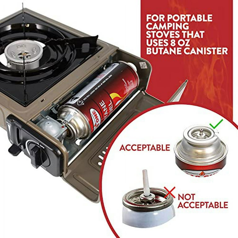 GasOne Butane Fuel Canister, 12 Pack, Refill Cartridge - Walmart.com