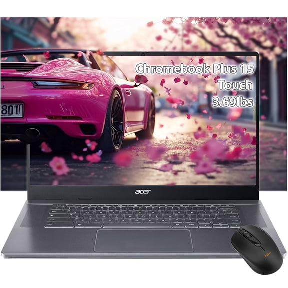 acer Chromebook Touchscreen Laptop Plus 515- Intel Core i3-1305U- 15.6inch FHD Touch Display- 8GB RAM -256GB SSD -Gaming Chrome - Students School Kids- 2025