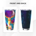 thumbnail image 3 of Cauagu Magic Mushrooms ,Fireflies Pattern 20oz Tumbler,Stainless Steel Vacuum Insulated Tumbler with Lid Durable Insulated Coffee Mug Thermal Cup with Splash Proof Sliding Lid-Without Straw, 3 of 8